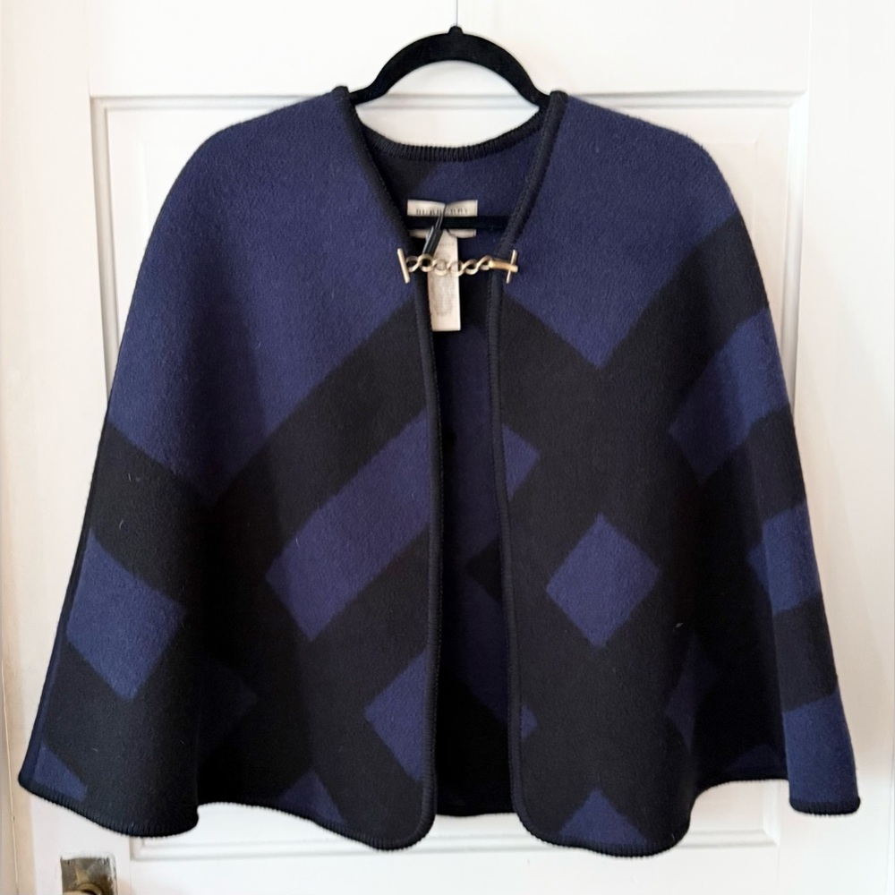 NWT Burberry Poncho